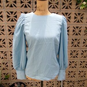 Ann Taylor Light Blue Blouse